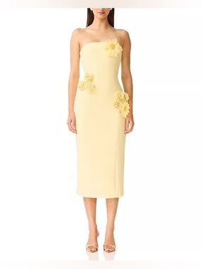 elliatt valentina midi dress ELLIATT Valentina Midi Dress in Pink Multi